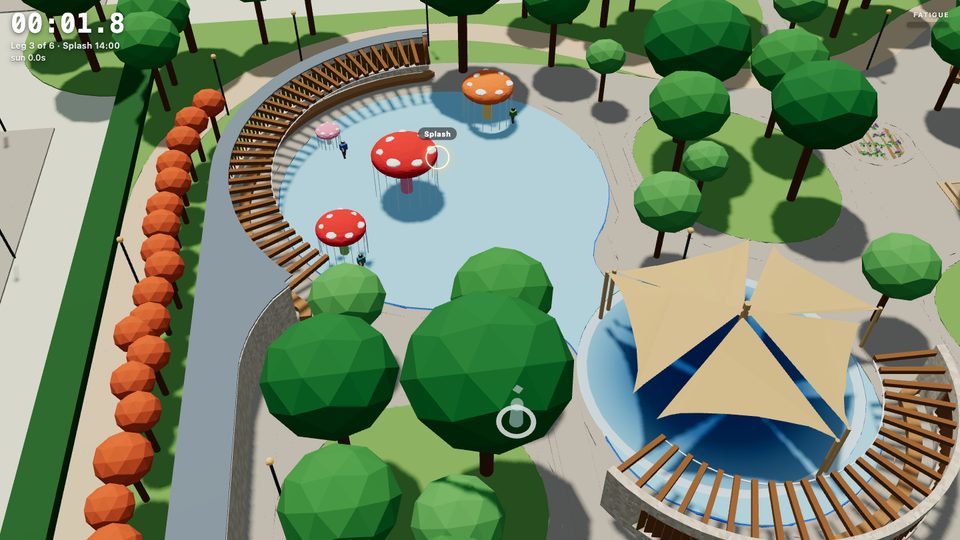 Shade Run — the mini game on the Proposal 2 model